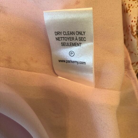 PARKER BLOUSE, white/pink SZ S - Picture 6 of 9